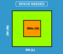 An image displaying the dimensions of the current product