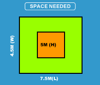 An image displaying the dimensions of the current product