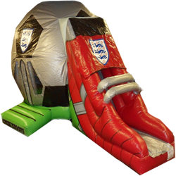 A jungle-themed inflatable