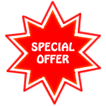 An image of a star displaying the text 'Party Deals'